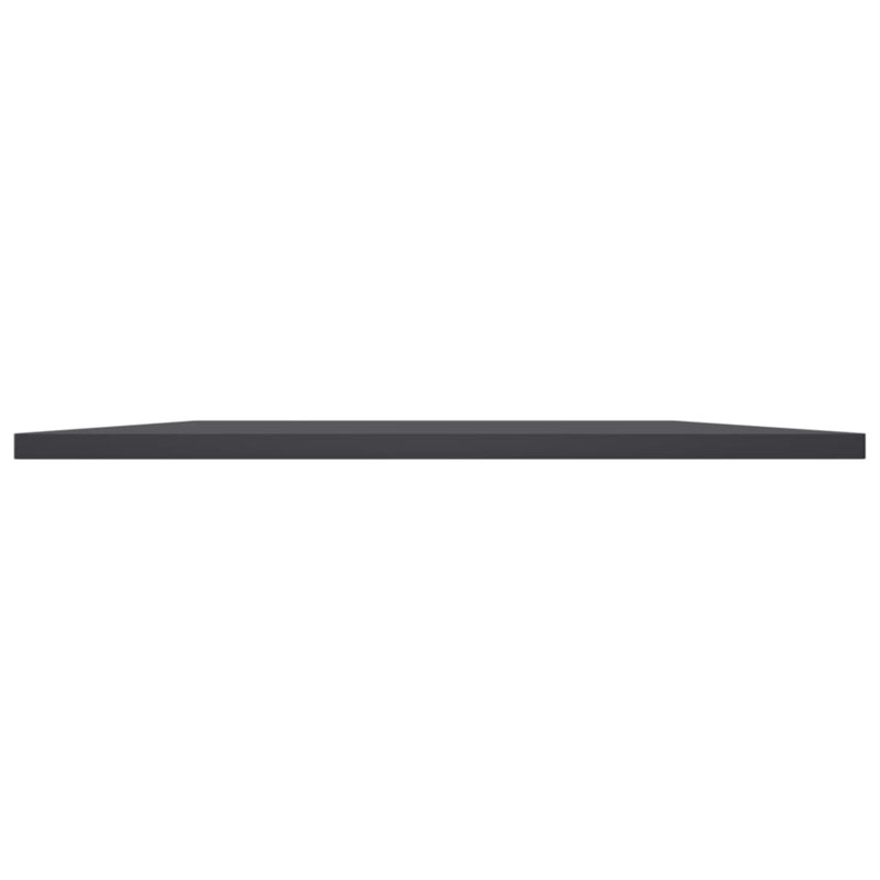 Tablettes pour bibliothèque 8 pièces en bois d'ingénierie, Gris, (8 tablettes) H 0,6 po x l 31,5 po x P 11,8 po