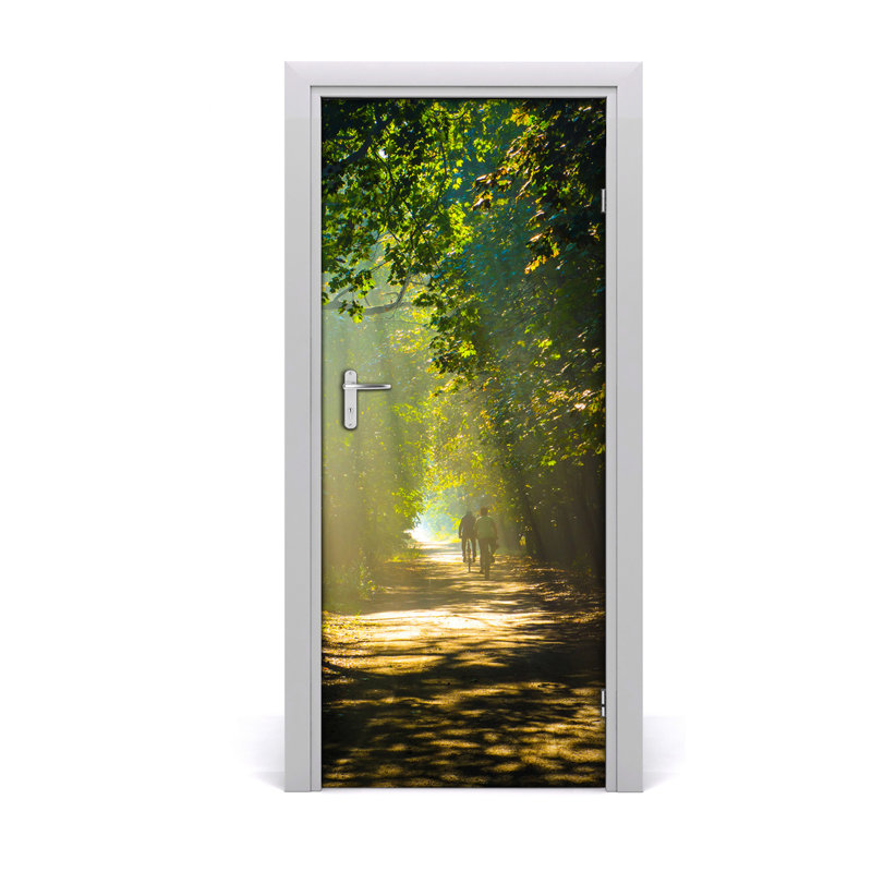 Way In Forest Door Decal