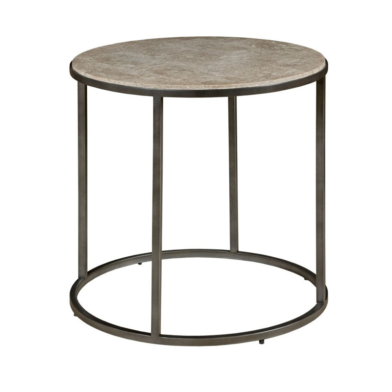 Kressley Stone Top End Table