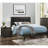 Dark Gray Queen Bedroom Furniture With Comfy Button- Faux Leather Headboard And Wooden Frame Furniture: Bed Stylish Wood For A Cozy-241150292-241150294