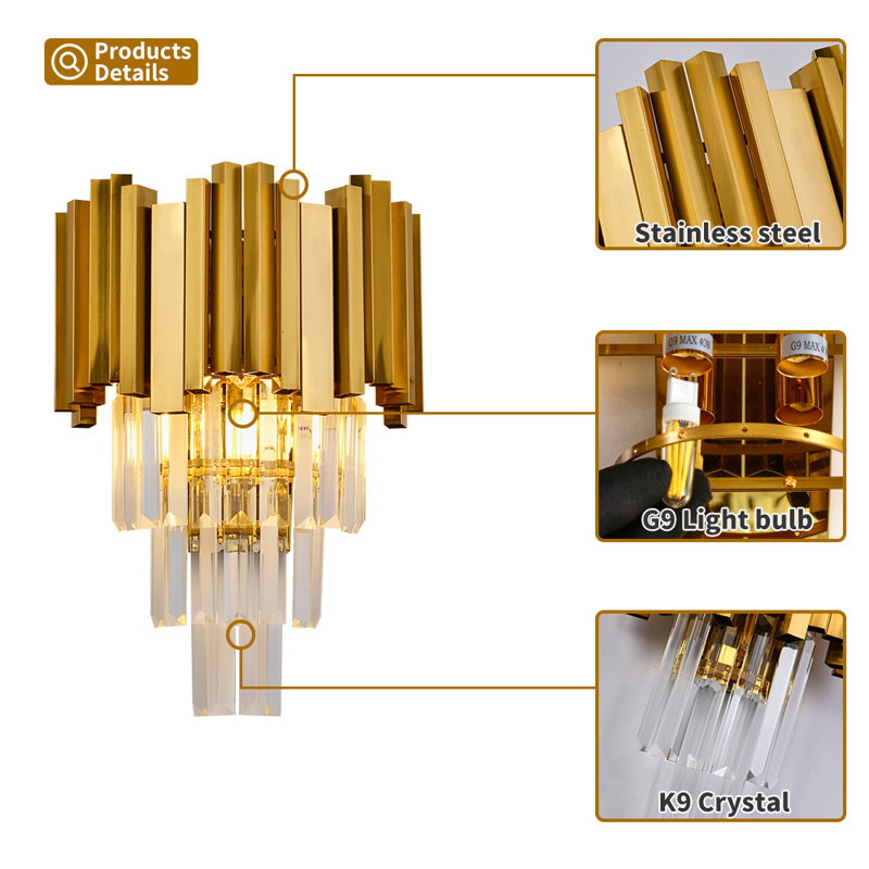 1 - Light Armed Sconce