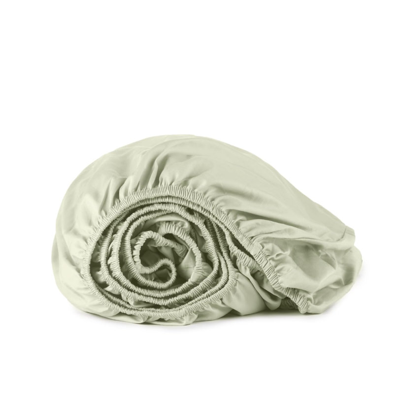 Très grand drap-housse Whisper Organic, Vert pastel, Drap-housse de taille très grand