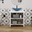 Meuble-lavabo simple 30 po avec lavabo moderne autoportant-1279746243