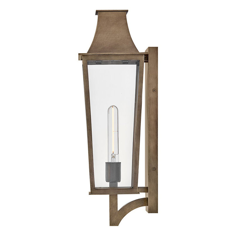 Georgetown 1 - Light Outdoor Wall Lantern, Burnished Bronze, 21.75" H x 7" W x 8" D