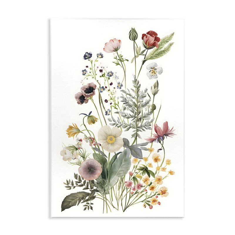 Bb-280-Bois fleurs de printemps subtiles, H 15 po x l 10 po x P 0,5 po