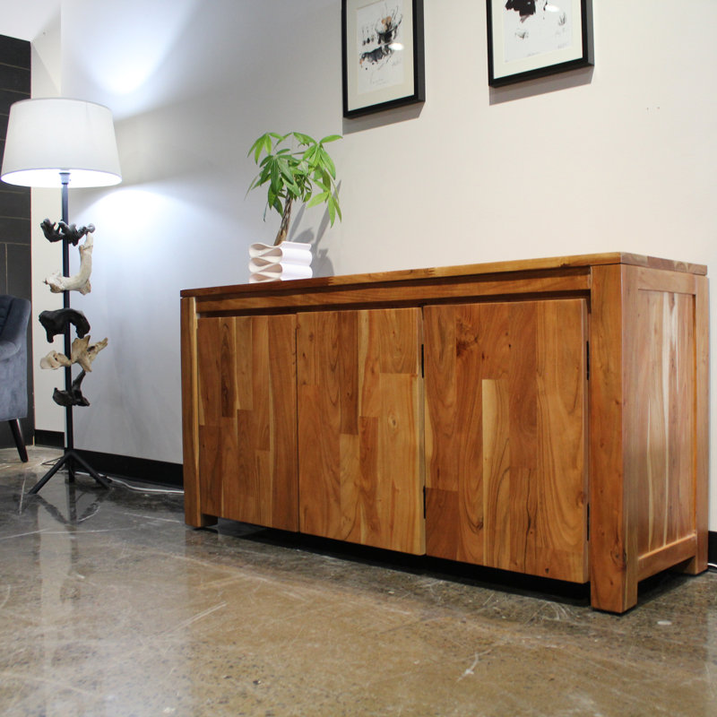 Table buffet de 60 po de largeur, Brun clair