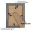 Janayshia Grey Wood Matte Picture Frame - Set of 4