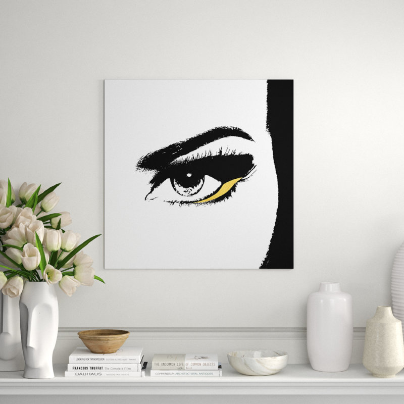 Pieces Of Me II Print by Kelli Ellis, Gild Gold, 36" H x 36" W x 1.5" D