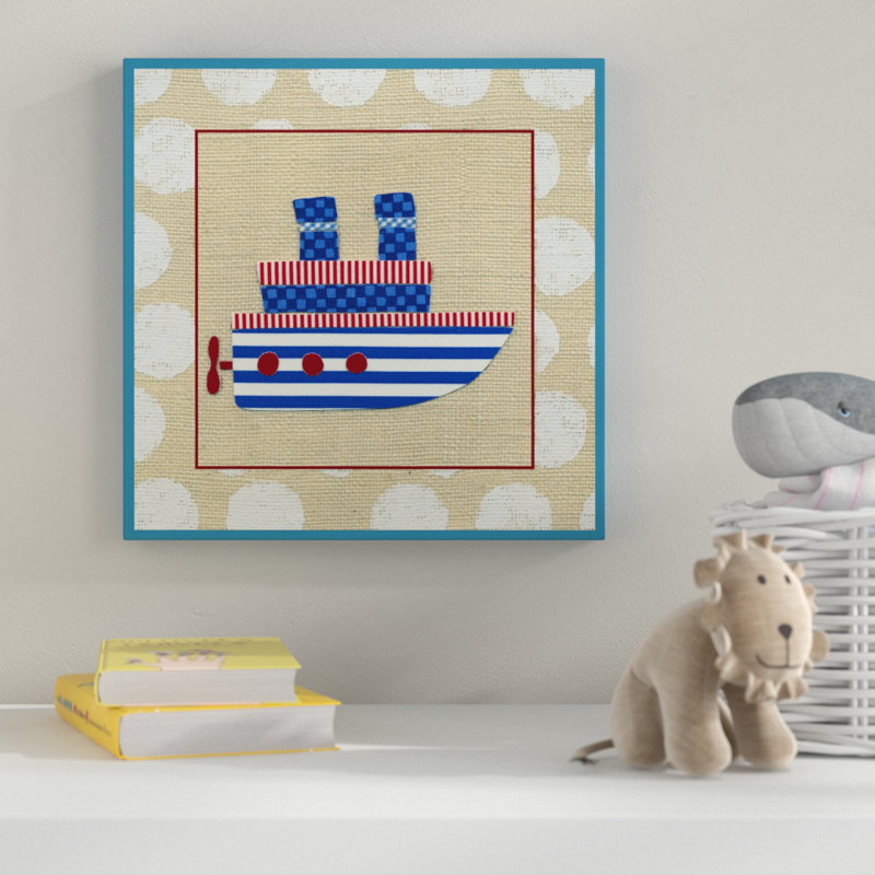 « ejs steam ship », art sur toile, H 14 po x l 14 po x P 2 po