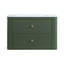 Meuble-lavabo mural simple 30 po avec lavabo flottant vert