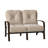 Fremont 51.5'' Wide Aluminum Loveseat with Cushions-26118085-26118081