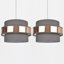 Hafford Fabric Semi Flush Mount-268769984