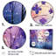 «Sureal Enchantment - Violets», ensemble d'art sur toile-107766463-107766465