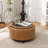Savinien Upholstered Round Storage Ottoman-873350361