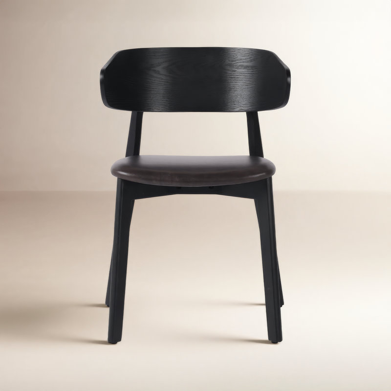 Franco Upholstered Dining Chair, Black