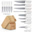 Ensemble de couteaux de cuisine 15 pièces-109384289