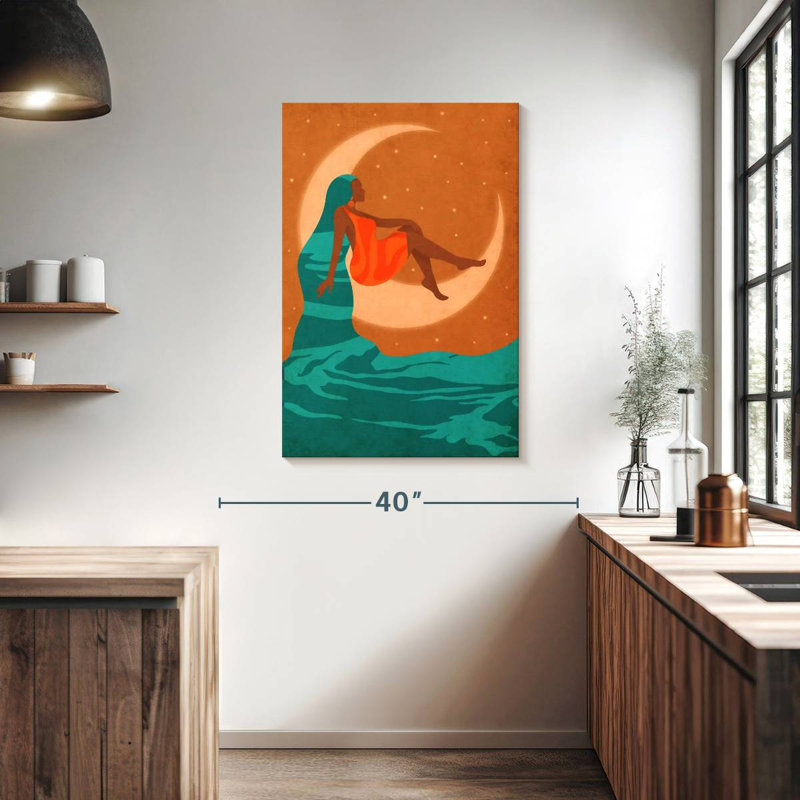 Déesse lunaire de Latina, H 39 po x l 26 po