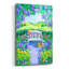  «Garden Seat» par Geraldine Aikman, art mural en verre acrylique, 12 po x 16 po