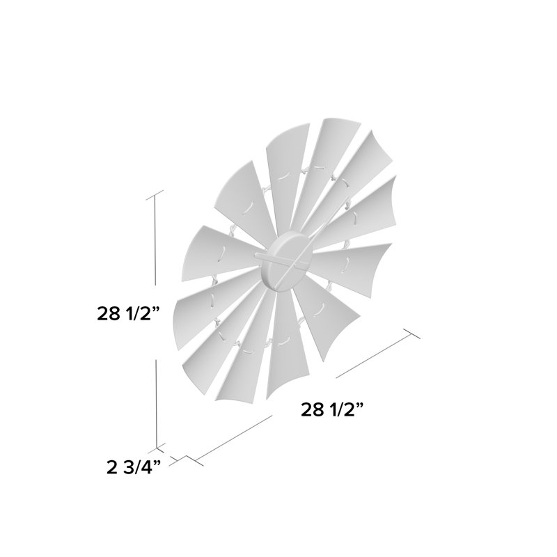 Le Metal Wall Clock