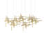Tura 7-Light Glass Rectangular Pendant-71882329-71882337-79320073