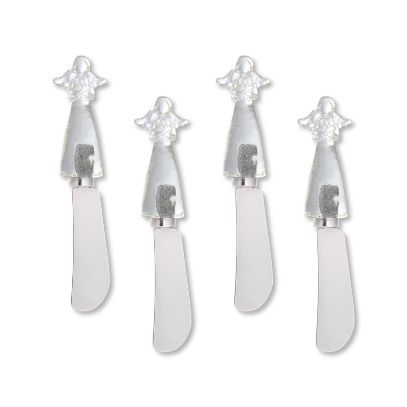 Angel Transparent Polyresin Cheese Spreader, S4