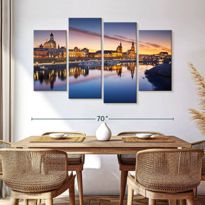 Sireci Dresden At Dusk, 42" H x 68" W