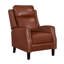 Fauteuil inclinable en cuir véritable à grain supérieur manuel H 43,7 po x l 28,7 po Evridiki-1329280129