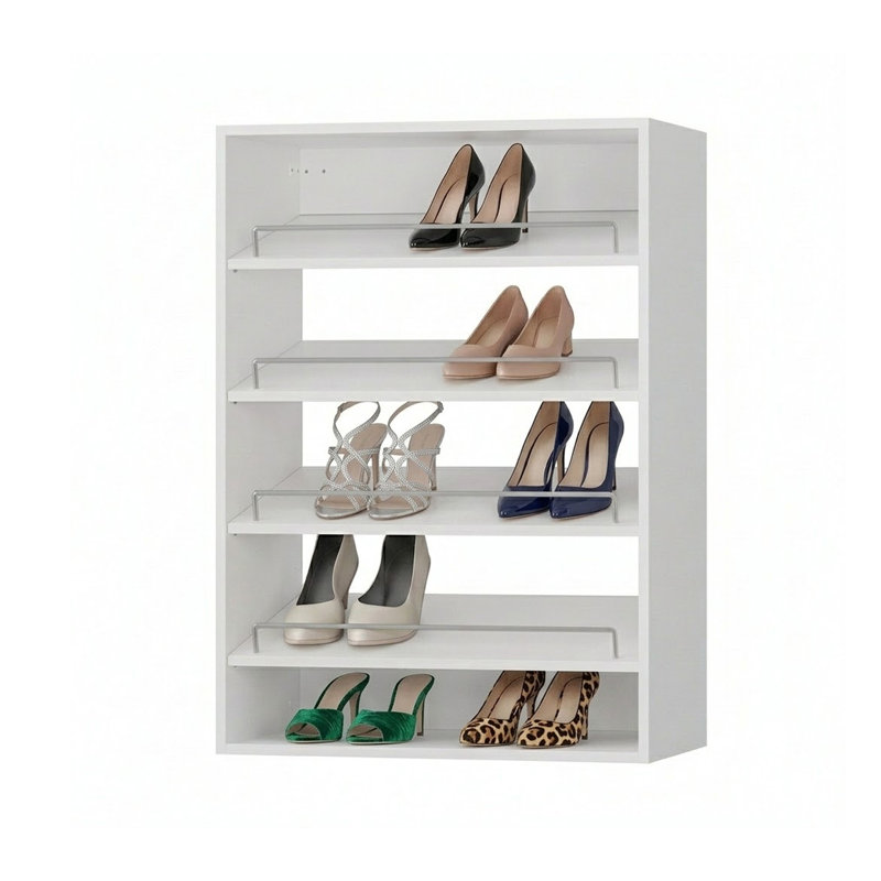 19.5" W Modular Closet System Shoe Shelf Tower Unit, 19.5" Wide