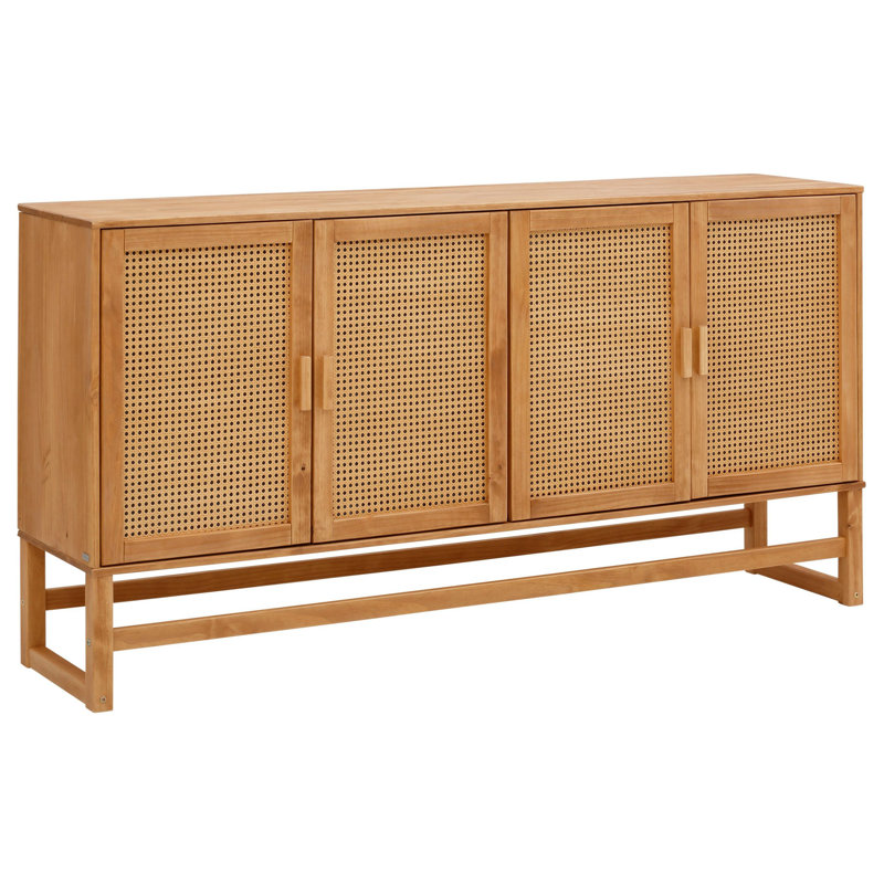 Divina 170cm Solid Wood Sideboard, Oak