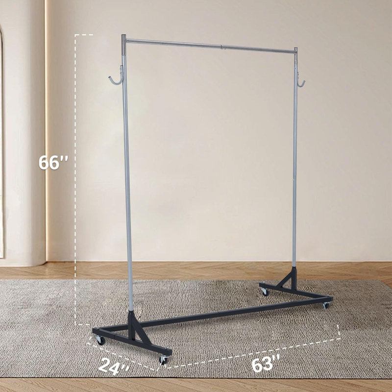 Storage Rack, 168cm H x 160cm W x 61cm D, Stainless Steel/Black