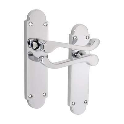 Oakley Lever on Backplate Latch Polished Brass