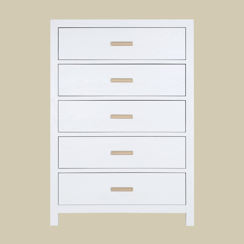 36'' W 5 - Drawer Dresser, White
