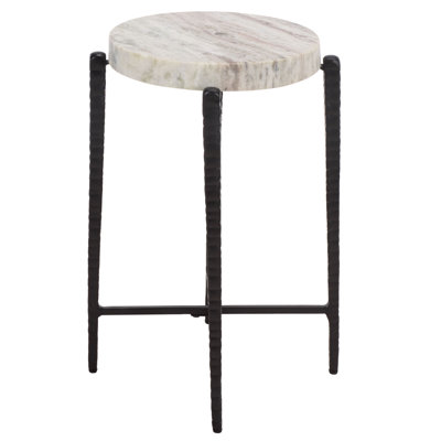 Yaroslava Marble Accent Table