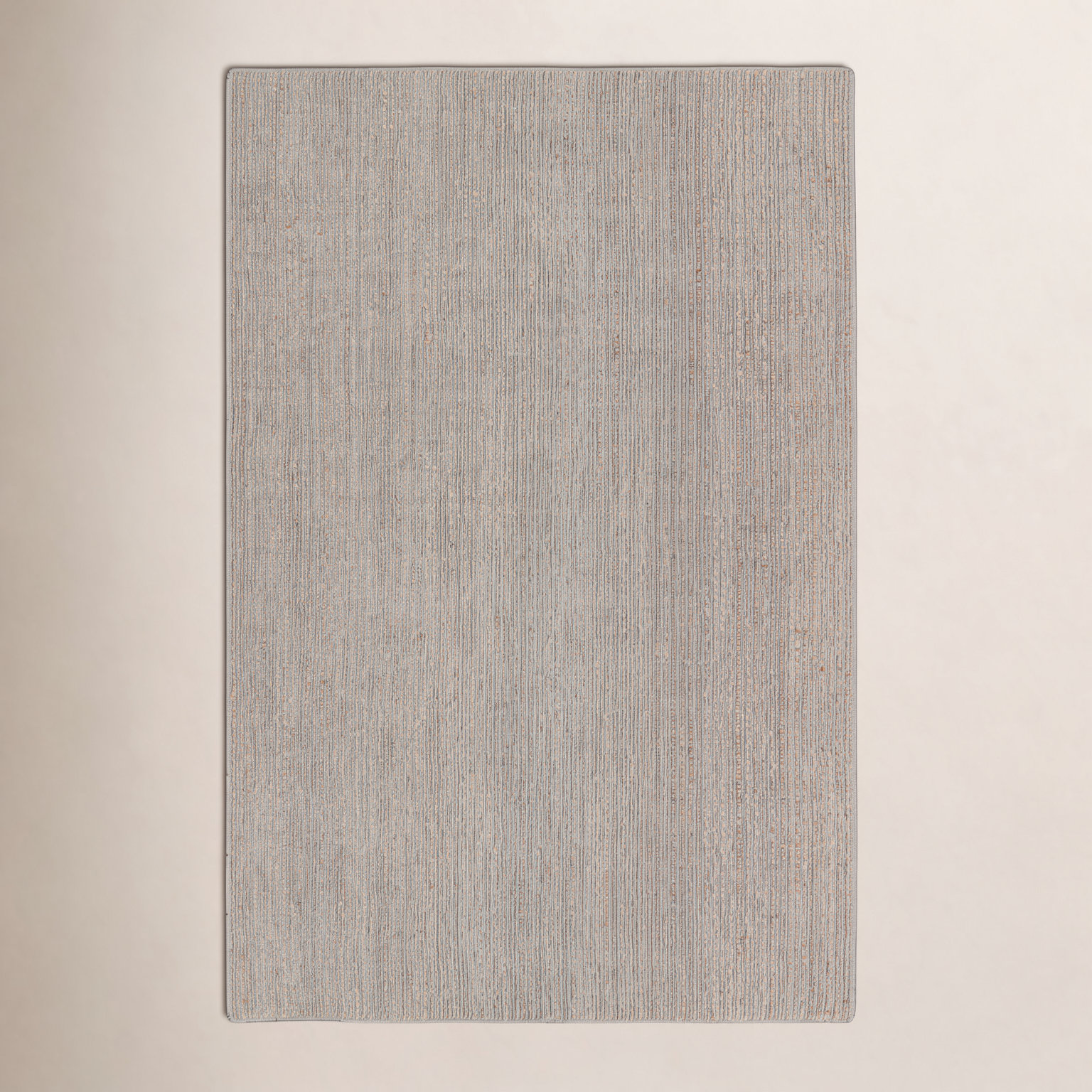 Fransin Brown Hand-Woven Wool Jute Rug, Rectangle 8' x 10'