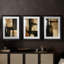 ABSTRACT Series CCDVL - Impression encadrée sur mesure de qualité supérieure - 3 pièces-724832882-724832881