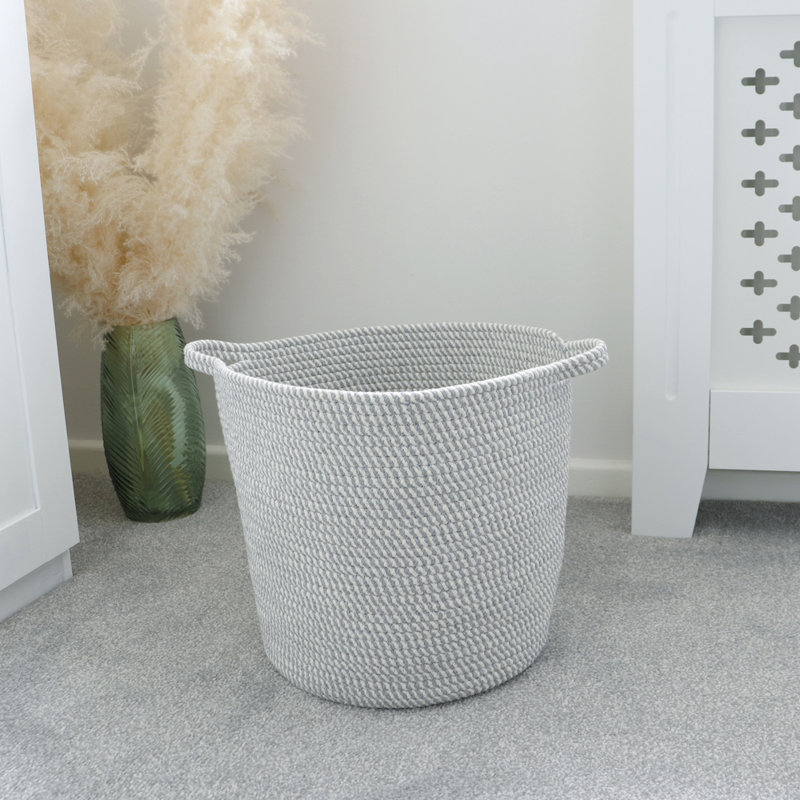 JVL Fabric Decorative Basket