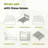 King Size Memory Foam Mattress,12 Inch Bed Mattress,with Cooling Green Tea Gel, CertiPUR-US Certified,White-266217300-266217305