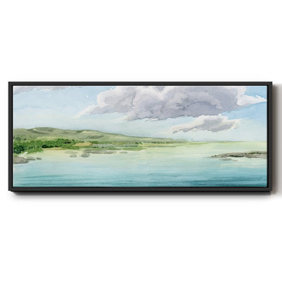 Clear Lagoon II- Framed Canvas