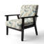 Sculptural Simplicity - Fauteuil rembourré contemporain, fauteuil d'appoint beige