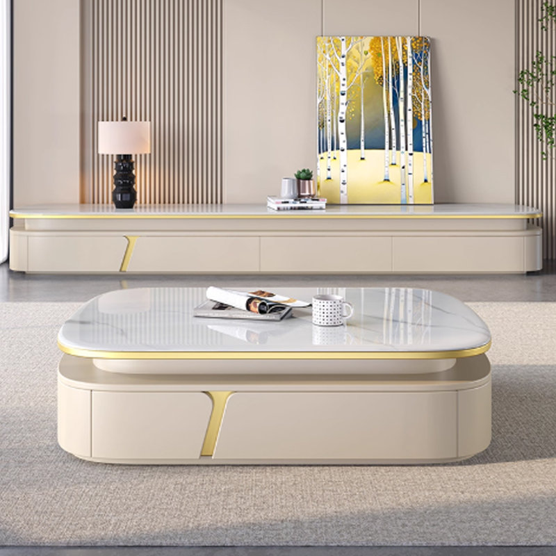 Table basse Modern, H 16,5 po x L 51,1 po x l 27,5 po