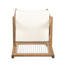 Chaise de patio avec coussin (ensemble de 2)