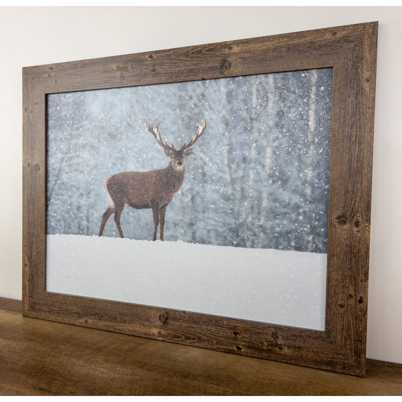 " Deer In Snow "