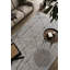 Tapis en polyester recyclé gris, champignon et gris anthracite Nube-106692612