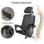 Office Chair with Headrest