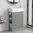18.6" Bathroom Vanity With Sink, Bathroom Vanity Cabinet With Two-Tier Shelf, Left Or Right Orientation, Grey-548133527