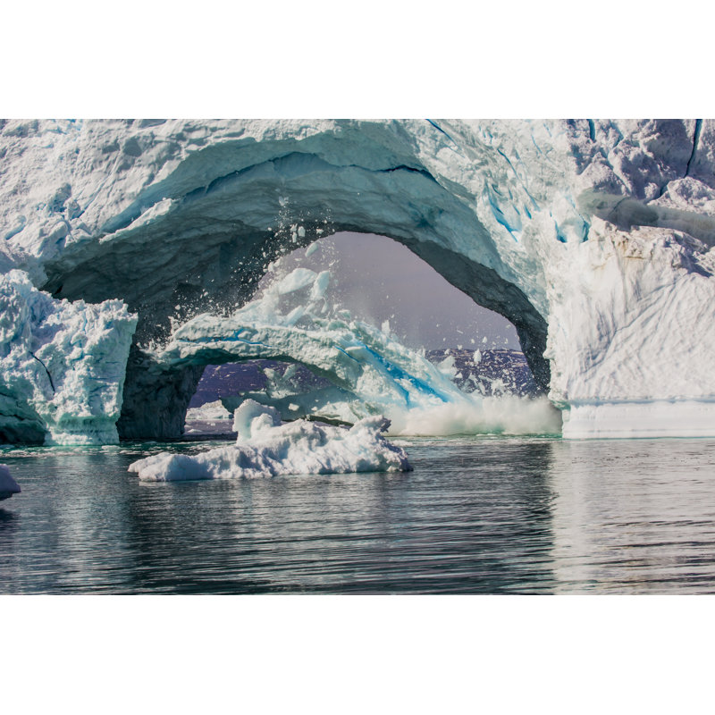 Calving Iceberg by Erik_de_Jong - Wrapped Canvas Print, 81cm H x 122cm W