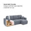 Ronnell 3 Seater Sofa Bed-801148169