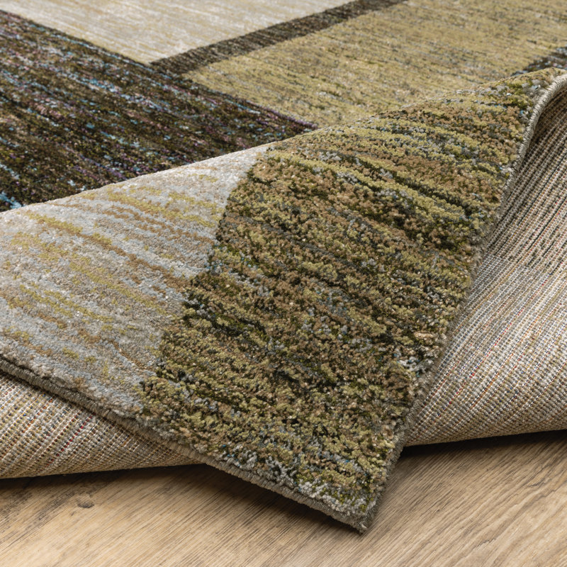 Sisemore Abstract Indoor Rug, Rectangle 3'3" x 5'2"