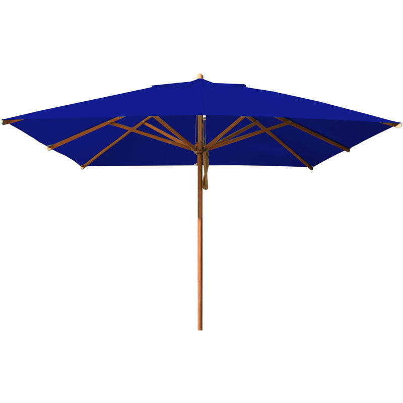 Levante Square Market Umbrella, Blue, 84" W x 84" D