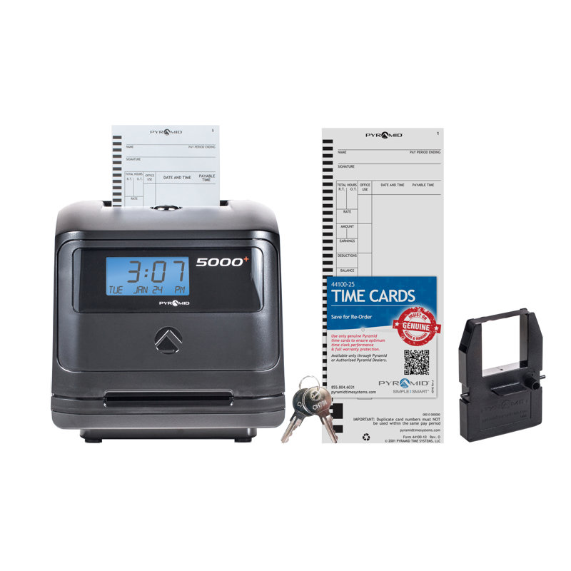5000+ Auto Totaling Time Clock